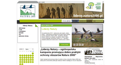 Desktop Screenshot of liderzy.natura2000.pl