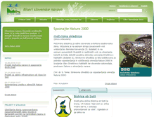 Tablet Screenshot of natura2000.si