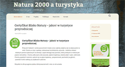 Desktop Screenshot of natura2000.org.pl