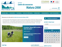 Tablet Screenshot of natura2000.fr